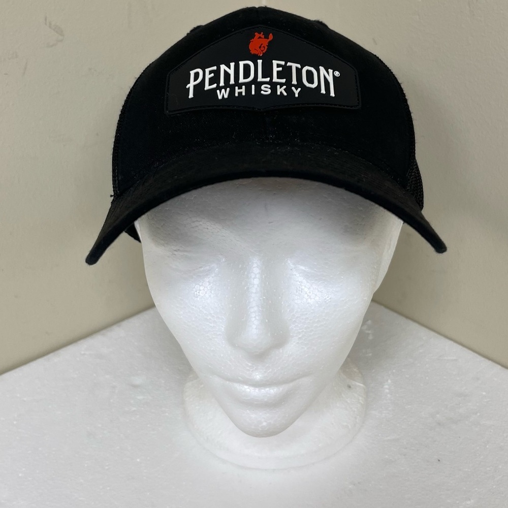 Pendleton Whiskey Large Patch Black Mesh Breathable Adjustable Hat